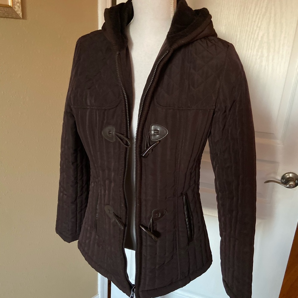 Espirit brown parka jacket M